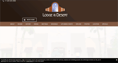 Desktop Screenshot of lodgeonthedesert.com